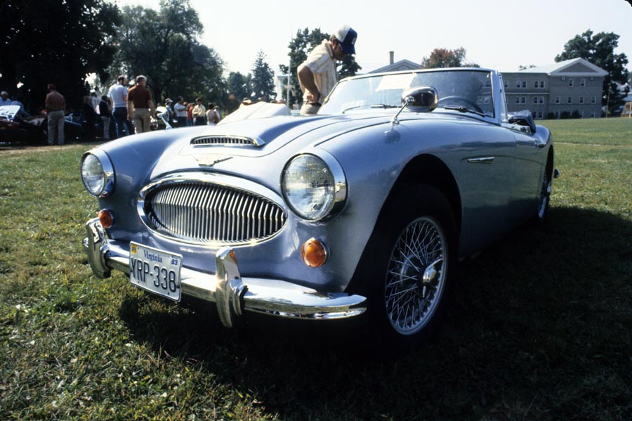 British car show in Waynesboro, Virginia, USA circa 1982